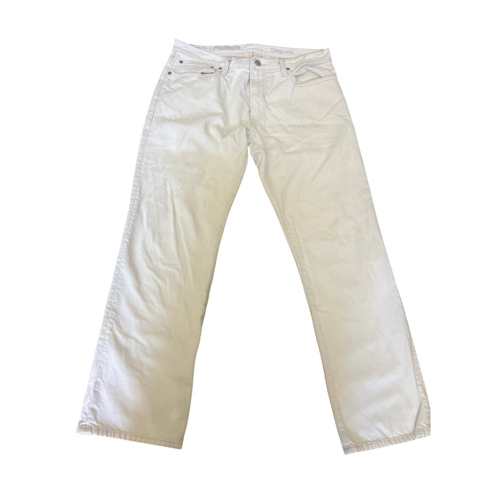 Gap 1969 Vintage-Inspired Straight Leg Cream Jeans – Size 34x30